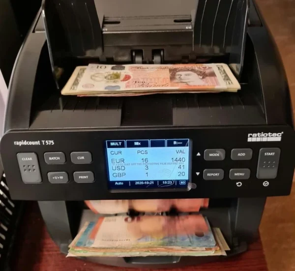 Ratiotec rapidcount T 575-v.CZK počítačka bankoviek